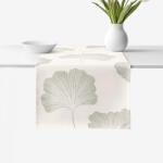 Goldea napron de masă 100% bumbac - frunze de ginkgo 35x180 cm Fata de masa