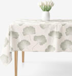 Goldea față de masă 100% bumbac - frunze de ginkgo 120 x 120 cm Fata de masa