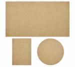 Fargo Set 3 Covoare Fargo 71501-800, Bej, 1 buc 80x150 cm, 1 buc 160x230 cm , 1 buc rotund 120x120 cm (PACHET3-71501-800 ROTUND) Covor