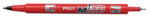 Pilot Alkoholos marker, 0, 8/2 mm, kétvégű, PILOT "Twin", piros (SCA-TM-R-BG) - eztkapdki
