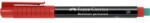 Faber-Castell Alkoholos marker, OHP, 0, 4 mm, FABER-CASTELL "Multimark 1523", piros (152321) - eztkapdki