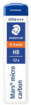 STAEDTLER Grafitbél, HB, 0, 9mm, STAEDTLER "Mars Micro Carbon 250", 12szál/tubus (250 09-HB) - eztkapdki