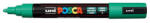 uni Dekormarker, 1, 8-2, 5 mm, UNI "Posca PC-5M", zöld (PC-5M GREEN)