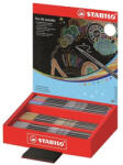 STABILO Filctoll STABILO Pen 68 metallic 60db-os asztali display fekete teszttömbbel (68/60-8-4) - eztkapdki