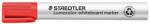 STAEDTLER Táblamarker, 2 mm, kúpos, STAEDTLER "Lumocolor 351", piros (351-2) - eztkapdki