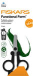 Fiskars Olló, összecsukható, 11 cm, FISKARS "Functional Form Renew", fekete (1075352)