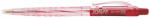 FlexOffice Golyóstoll, 0, 25mm, nyomógombos, FLEXOFFICE "Jonat", piros, 36db/cs (FO-017RED) - eztkapdki