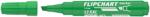 ICO Flipchart marker, 1-4 mm, vágott, ICO "Artip 12 XXL", zöld (9580081003)