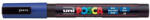 uni Dekormarker, 0, 9-1, 3 mm, UNI "Posca PC-3M", kék (PC-3M BLUE)