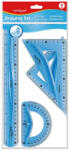 Keyroad Vonalzó készlet 30 cm, flexibilis 4 db/bliszter Keyroad vegyes színek (KR971105)