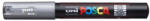 uni Dekormarker, 0, 7-1, 0 mm, UNI "Posca PC-1M", ezüst (2UPC1ME)