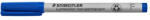 STAEDTLER Alkoholmentes marker, OHP, 0, 6 mm, STAEDTLER "Lumocolor 316 F", kék (316-3) - eztkapdki