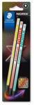 STAEDTLER Grafitceruza készlet, HB, STAEDTLER "Norix® 181", 3 különböző szín (181-HBBK3) - eztkapdki