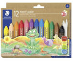 STAEDTLER Zsírkréta, vastag, hatszögletű, STAEDTLER "Noris Junior 224", 12 különböző szín (224 C12)
