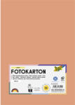  Dekorkarton, 2 oldalas, A4, 300 g, 50 lap, FOLIA, lazacszínű (614/50 45)