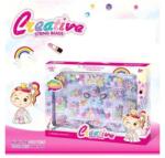 Creative Set creativ bratari cu margele colorate, Creative, DiY, kit consumabile bijuterii, varsta +3 ani, Multicolor (AVL21093)