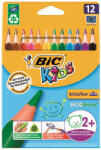 BIC Színes ceruza BIC Kids Evolution háromszögletű környezetbarát 12db/készlet (8297356)