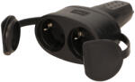 ORNO Cupla dubla de cauciuc, 2XSchucko, 2x250V AC/ 16A; IP 44 (OR-AE-13117(GS))
