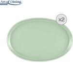 Art of dining by HEINNER Set 2 platouri Art of Dining by Heinner Yvonne, ceramica, 30 x 20 cm (HR-WDF-Y302) Tava