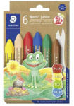 STAEDTLER Zsírkréta, vastag, hatszögletű, STAEDTLER "Noris Junior 224", 6 különböző szín (224 C6)