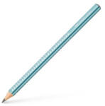 Faber-Castell Grafitceruza, B, háromszögletű, FABER-CASTELL "Sparkle Jumbo", metál óceánkék (111662) - eztkapdki