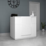 TopMebel Gemini TopMebel рецепция от меламин в бял цвят 120x70x110cm