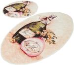Persera Set 2 Covorase baie Violeta, 60 x 100 cm, 50 x 60 cm, Antiderapant, Multicolor (VIO4506) Covor baie