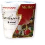 Müller Exclusive 3rétegű 2tekercs/csomag háztartási papírtörlő (HPT3R)