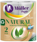 Müller Natural 2 tekercses konyhai kéztörlő 2 rétegű (TEKK2NAT)