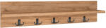 TopMebel Kery TopMebel меламинов стенен закачалка в цвят бор и дъб 80x11x18cm