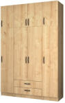 TopMebel Четирикрилен гардероб Ricardo TopMebel с шкаф в цвят дъб 160x51, 8x240cm - topmebel - 1 233,84 лв
