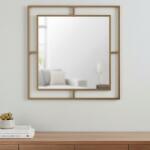 TopMebel Алуминиево стеннo огледало Corner TopMebel в златист цвят 58, 6x2x58, 6cm