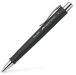 Faber-Castell Golyóstoll, 0, 7 mm, nyomógombos, FABER-CASTELL "Poly Ball", fekete (241153) - eztkapdki