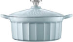 Buydeem Cratita cu capac BUYDEEM CP521-WB, 2.9 l, Fonta emailata Albastru deschis (CP521-WB)