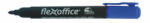 FlexOffice Alkoholos marker, 1, 5 mm, kúpos, FLEXOFFICE "PM03", kék (FO-PM03BLUE) - eztkapdki