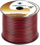 Cabletech Cablu 10m difuzor cupru 2x0.5mm2 rosu/negru Cabletech KAB0382-10 (KAB0382-10) - drumix