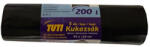  Szemeteszsák, extra erős, 200 l, 5 db, 95x120 cm, 38 , TUTI "Mega", fekete (PDP_542) - eztkapdki