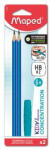 Maped Írástanuló grafitceruza, HB, háromszögletű, szilikon vég, MAPED "Kidy Learn Concentration (854400) - eztkapdki