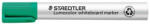 STAEDTLER Táblamarker, 2 mm, kúpos, STAEDTLER "Lumocolor 351", zöld (351-5) - eztkapdki
