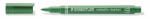 STAEDTLER Dekormarker, 1-2 mm, kúpos, STAEDTLER "8323", metálzöld (8323-553) - eztkapdki
