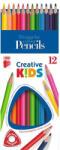 ICO Színes ceruza ICO Creative Kids háromszögletű 12db/készlet (7140148002)