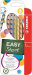 STABILO Színes ceruza készlet, háromszögletű, balkezes, STABILO "EasyColours", 6 különböző szín (331/6)