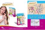 Creativity Set creativ bratari cu margele si litere, Creativity, 210 bucati, multicolor, 20x15x2.6cm (AVL21321)