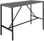TopMebel Бар маса Crego TopMebel метал - меламин в антрацит 100x45x89cm