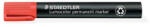 STAEDTLER Alkoholos marker, 2-5 mm, vágott, STAEDTLER "Lumocolor 350", piros (350-2)