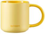 BUYDEEM Ceasca de ceai din ceramica pentru cafea cu bucla si baza extra lata 300 ml (CD1018-MY) - cmcshop