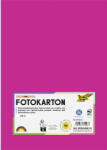  Dekorkarton, 2 oldalas, A4, 300 g, 50 lap, FOLIA, rózsaszín (614/50 23)