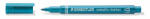 STAEDTLER Dekormarker, 1-2 mm, kúpos, STAEDTLER "8323", metálkék (8323-373) - eztkapdki