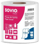 SOVIO Törlőpapír, 100% cellulóz, tekercses, 110 m, 20 cm átmérő, 2 rétegű, SOVIO (PP201048)