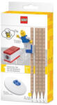 LEGO® Grafitceruza szett, HB, hegyezővel, radírral, mini figurával, LEGO (52053) - eztkapdki